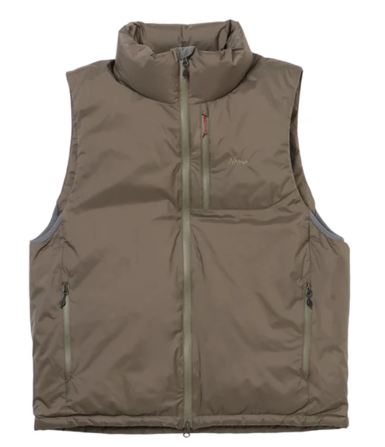 NANGA / AURORA TEX STAND COLLAR DOWN VEST