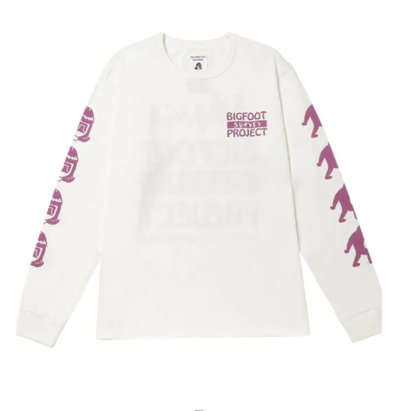 NANGA / NANGA × TACOMA FUJI RECORDS BIGFOOT SURVEY PROJECT LOGO L/S TEE