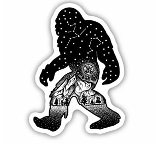 STICKERS NORTHWEST / SASQUATCH.CONSTELLATION