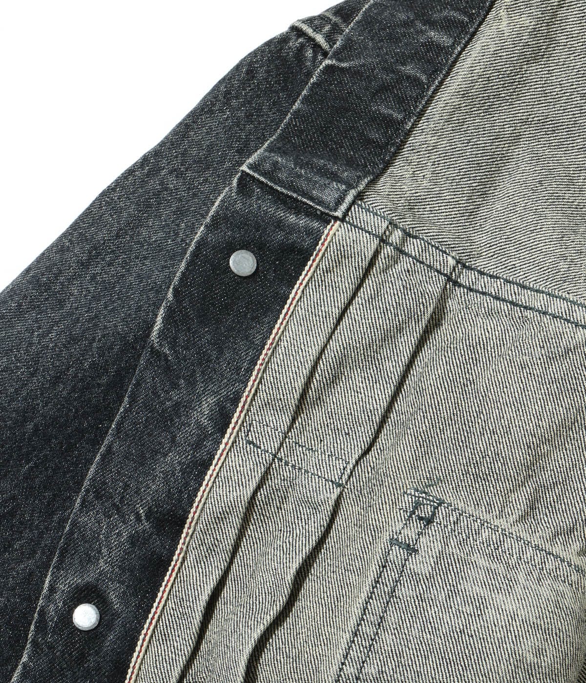 SUGAR CANE / Lot No. SC15650H / 14.25oz. BLACK DENIM JACKET 1953 AGED MODEL