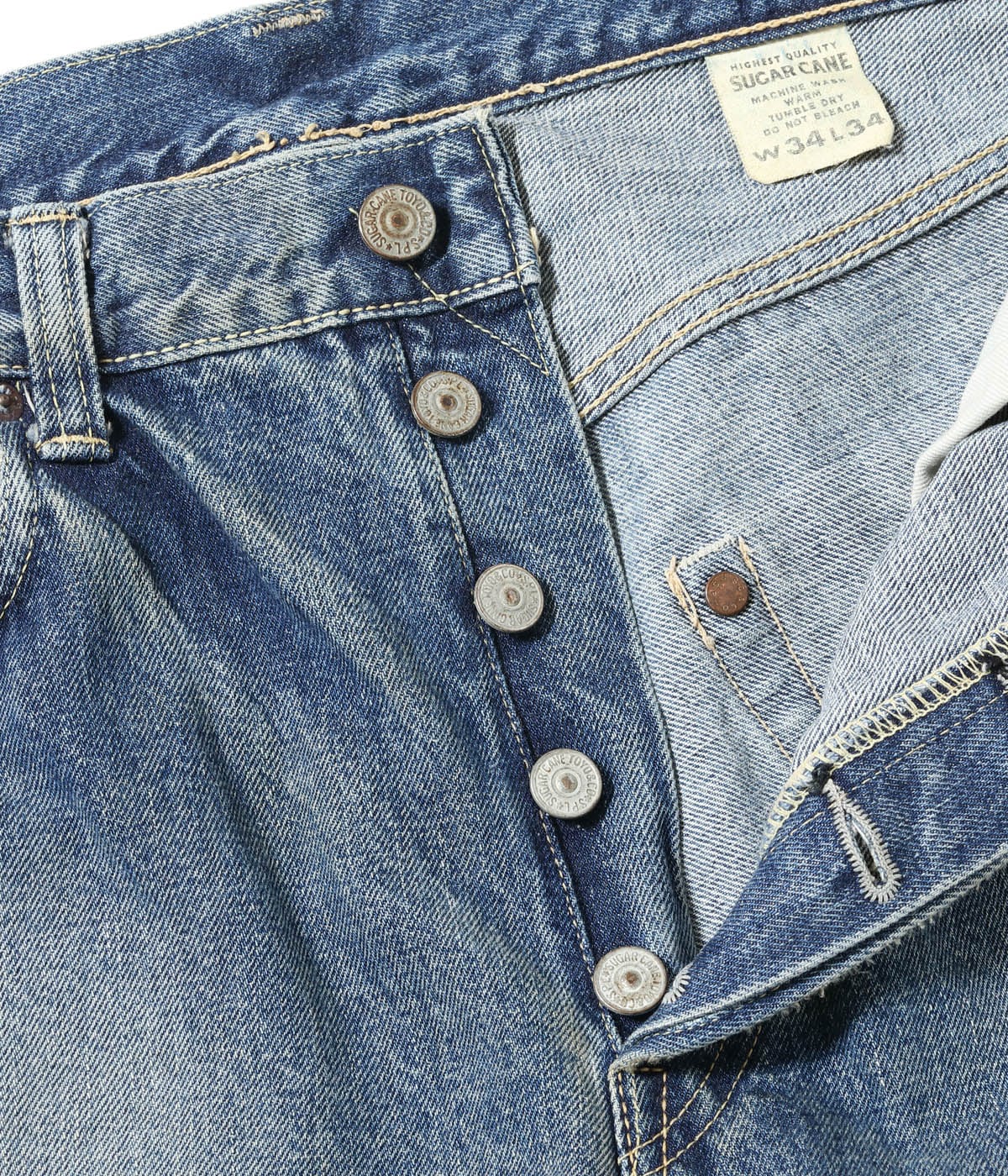 SUGAR CANE / DENIM 1947 MODEL REMAKE AGED