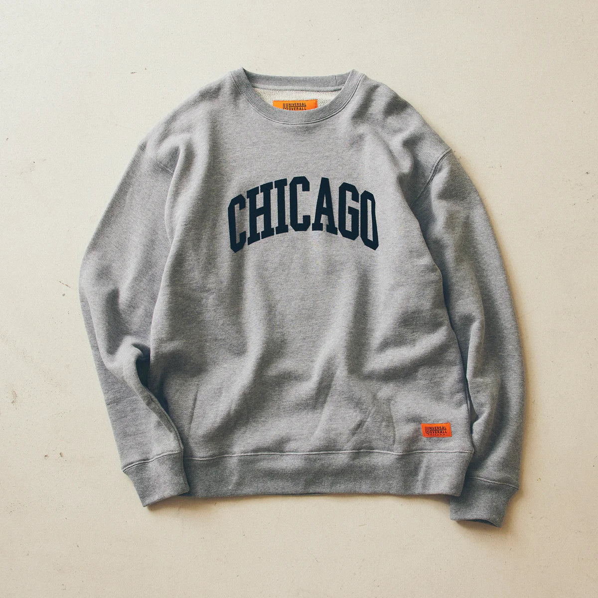 UNIVERSAL OVERALL / SWEAT SHIRTS CHICAGO FLOCKY PRINT