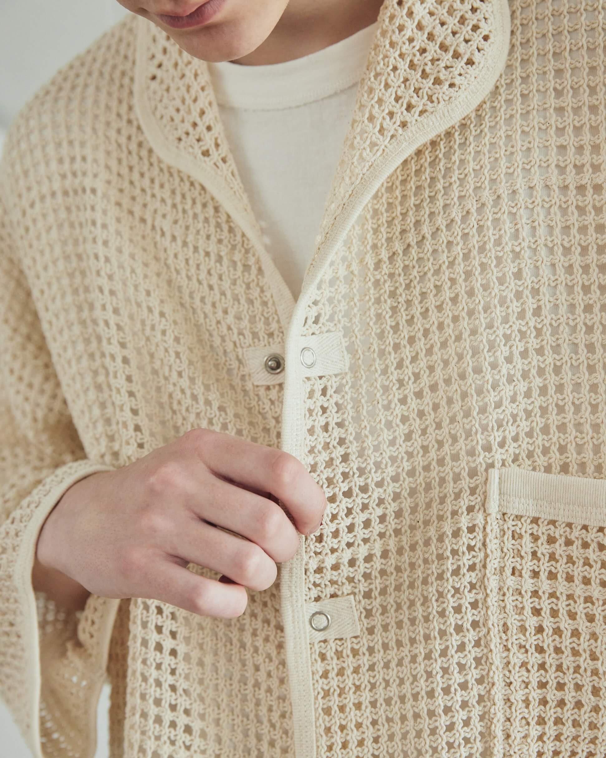 ARMY TWILL / Cotton Mesh Shirt