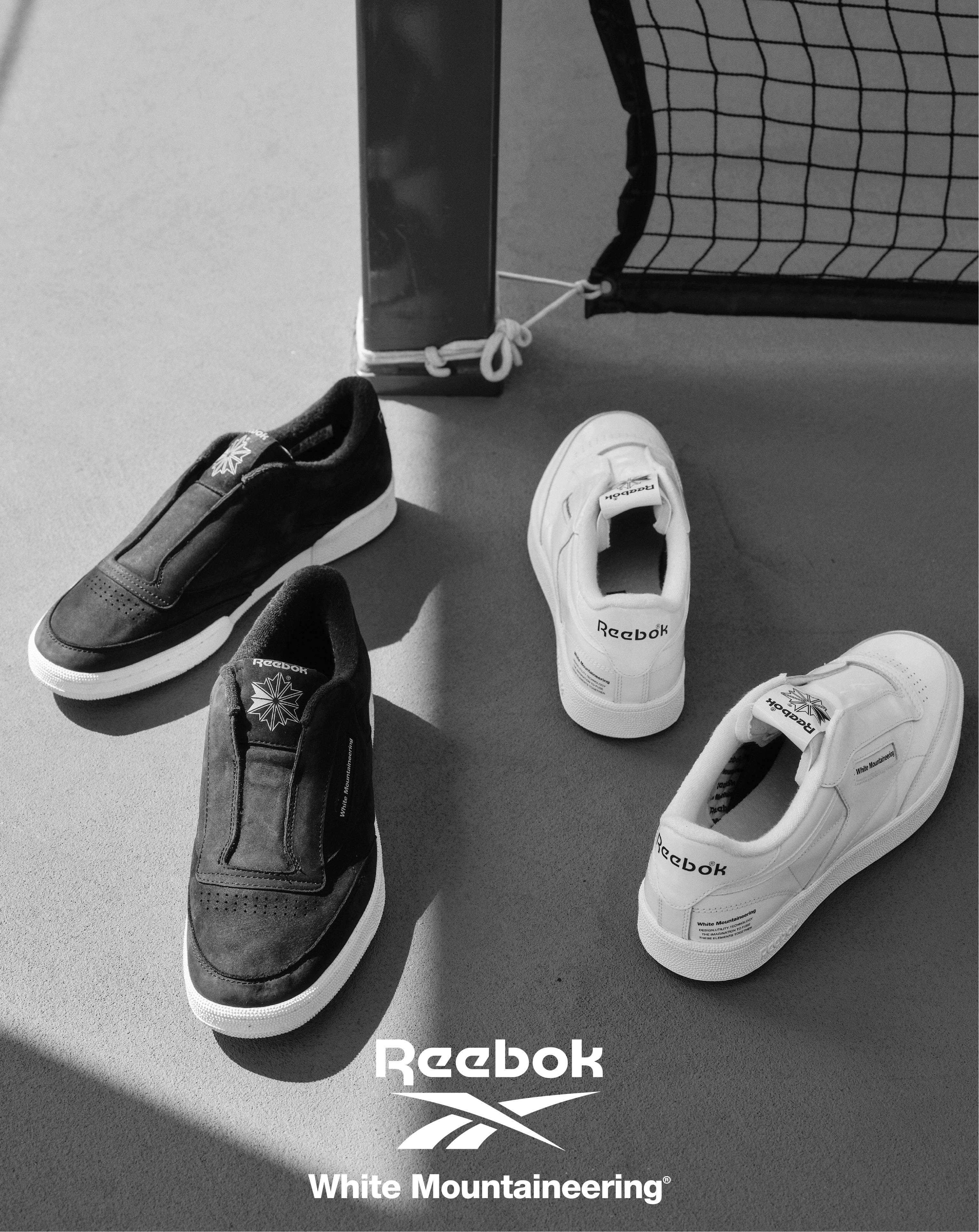 White Mountaineering / WM×REEBOK CLUB C 85 VINTAGE SLIP-ON