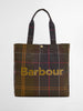 Barbour / telfield tartan tote bag