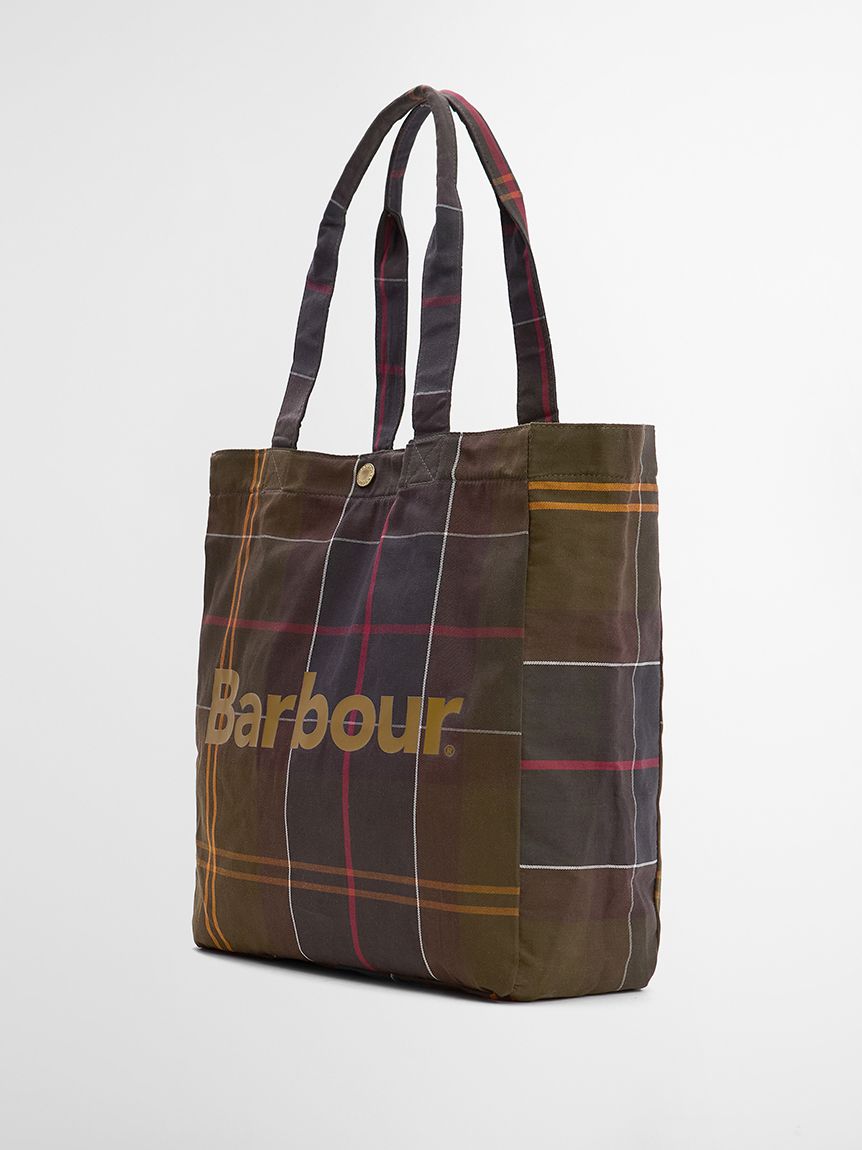 Barbour / telfield tartan tote bag