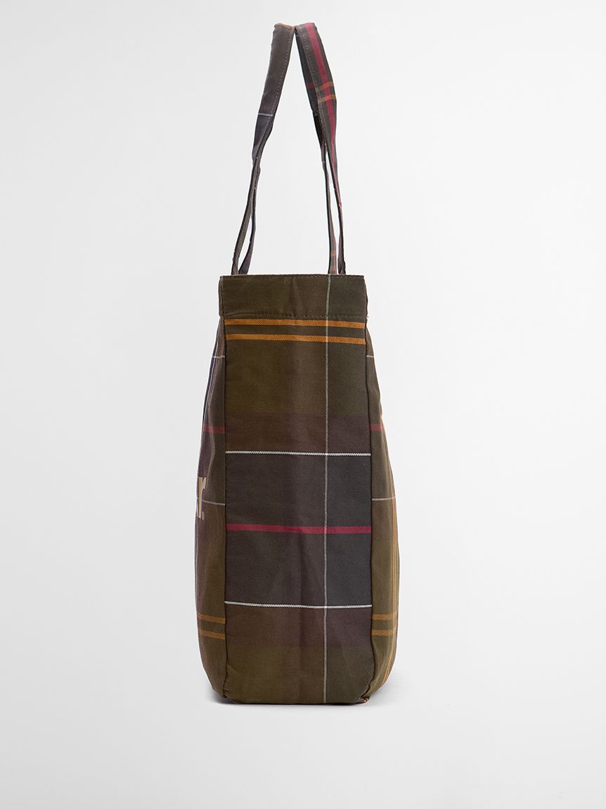 Barbour / telfield tartan tote bag