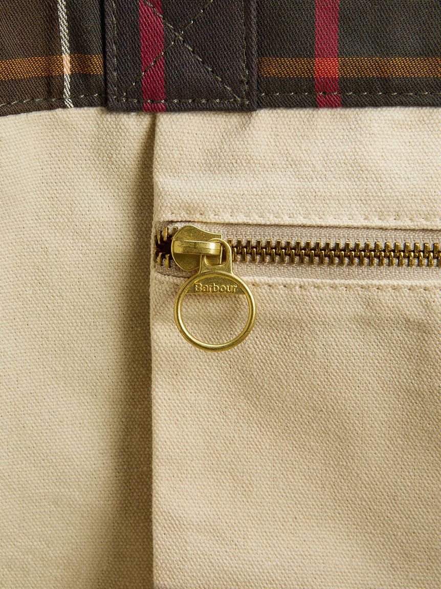 Barbour / telfield tartan tote bag