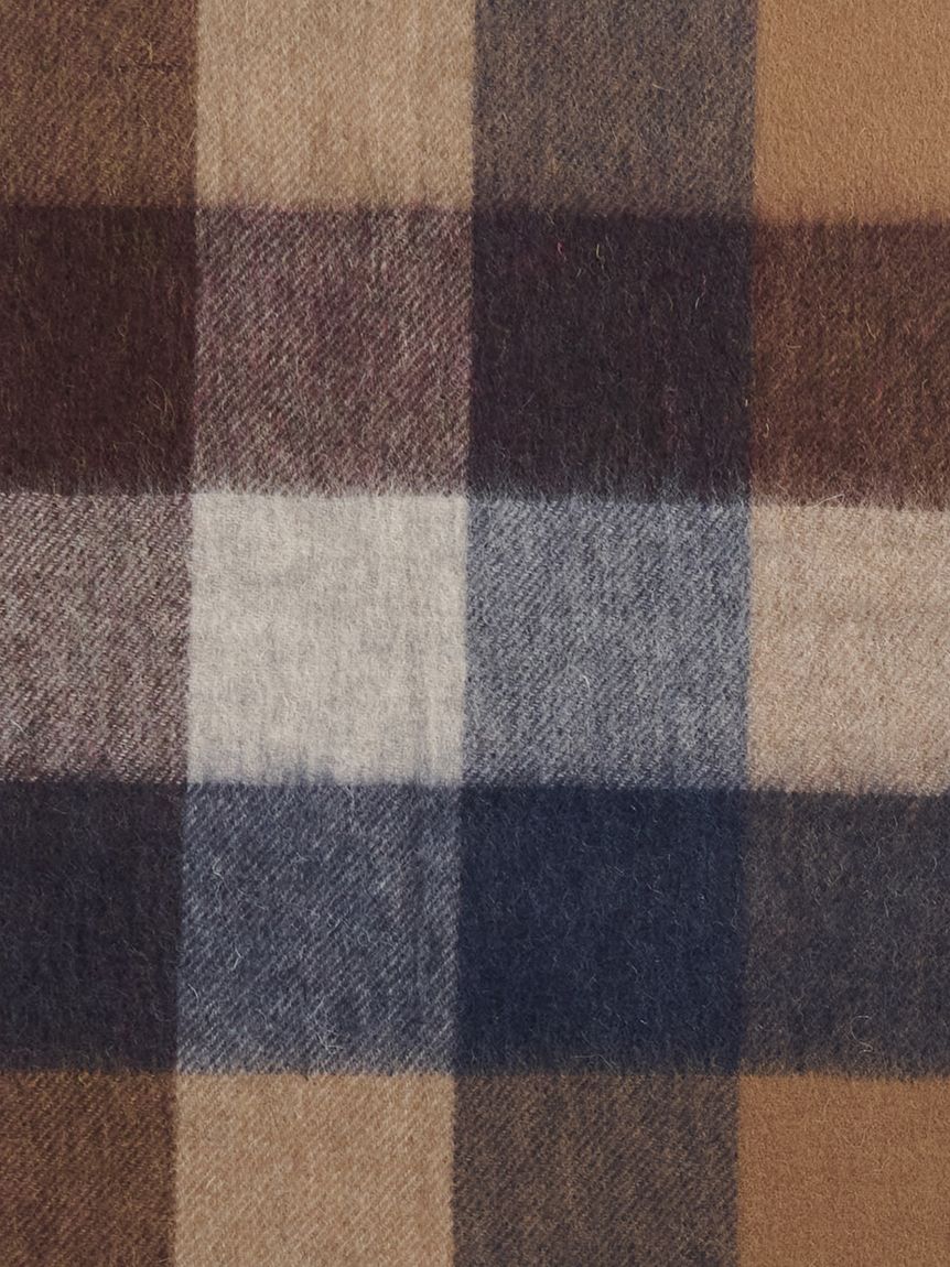 Barbour / lambswool tattersall scarf