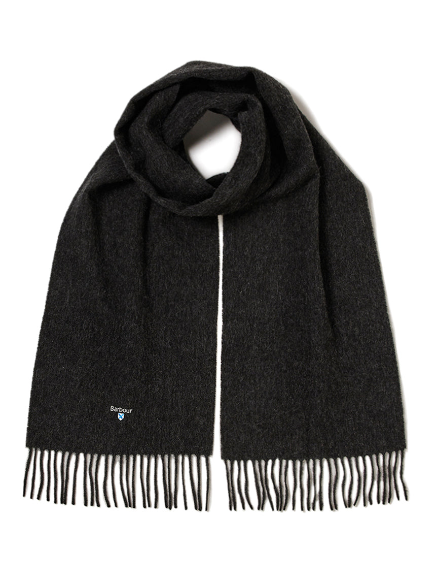 Barbour / plain lambswool scarf