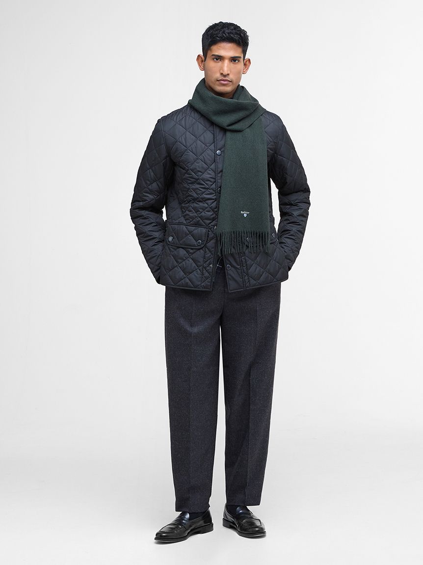 Barbour / plain lambswool scarf