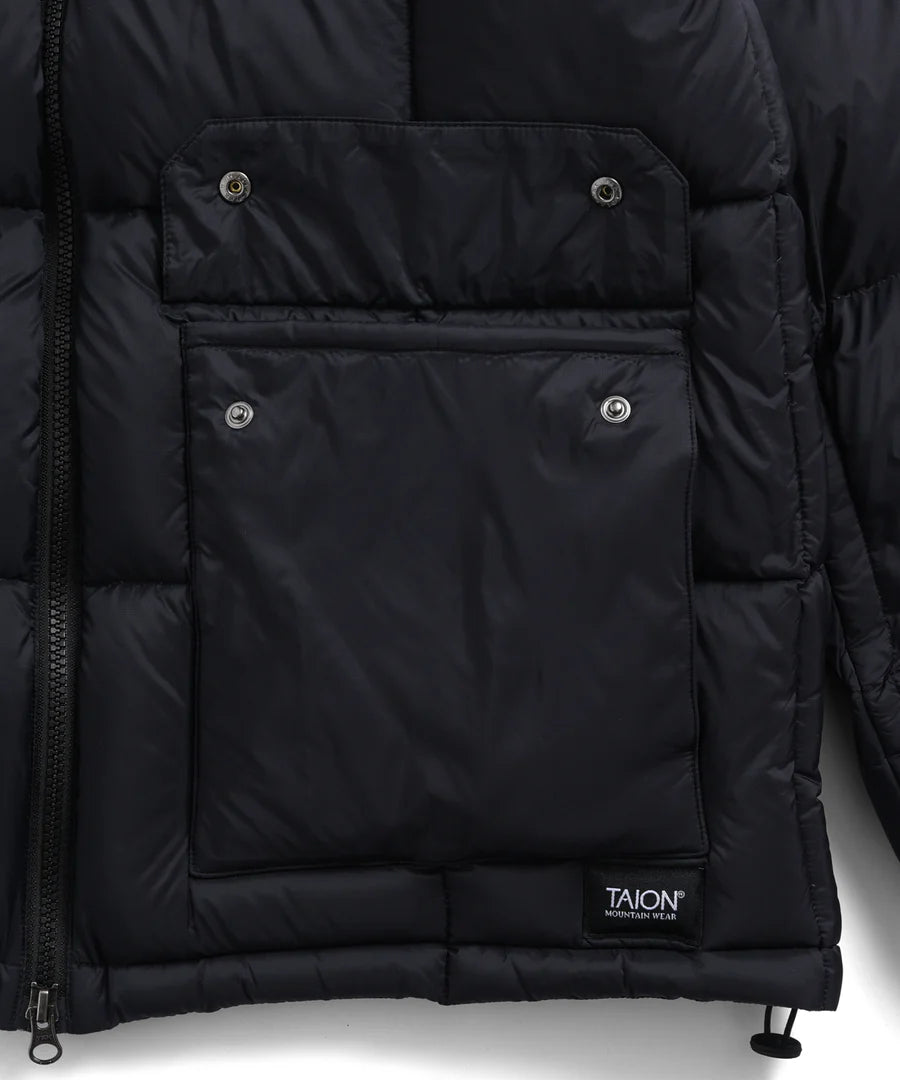 TAION / MOUNTAIN HI-NECK VOLUME DOWN VEST＜PACKABLE OUTER＞
