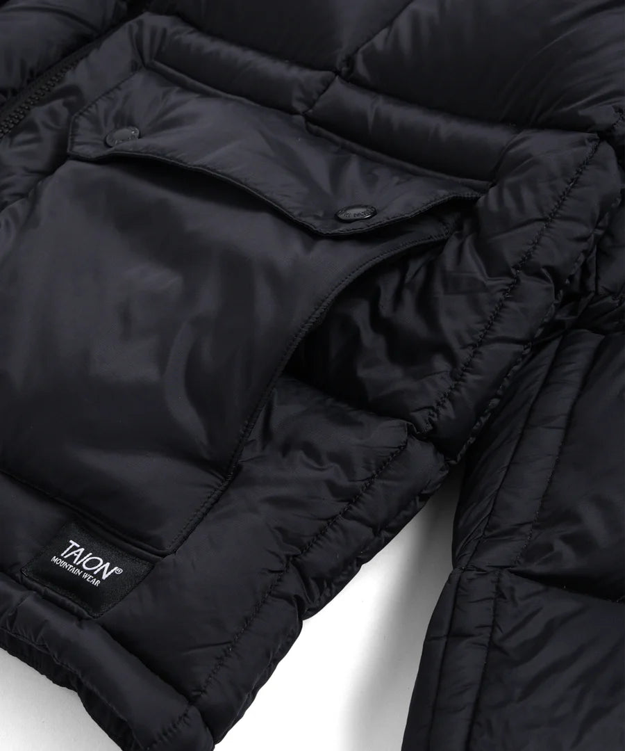 TAION / MOUNTAIN HI-NECK VOLUME DOWN VEST＜PACKABLE OUTER＞