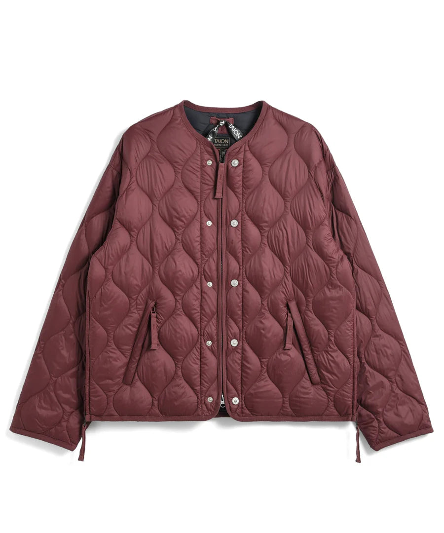 TAION / 【WOMEN】MILITARY M65 LINER W-ZIP SHORT DOWN JKT（SOFT SHELL）