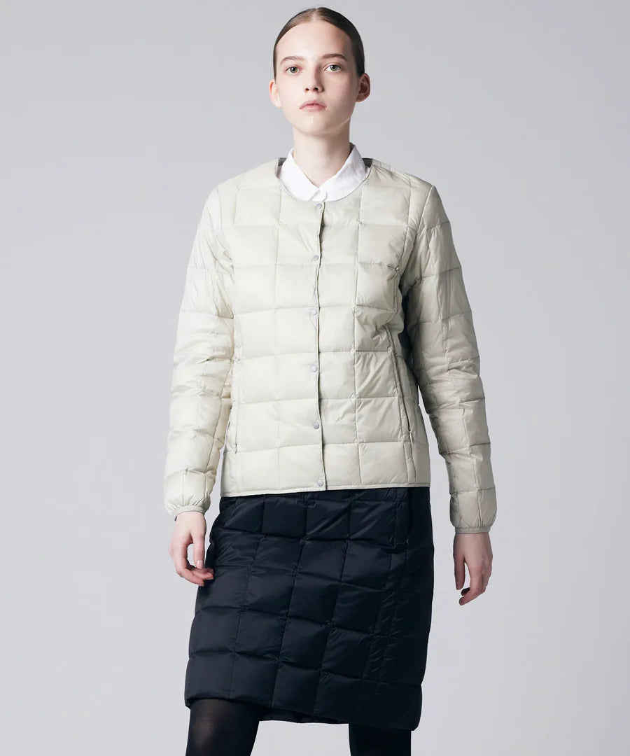 TAION / 【WOMEN】CREW NECK BUTTON DOWN JKT