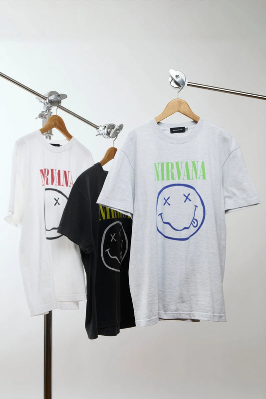 GOOD ROCK SPEED / NIRVANA SMILE T-SHIRT