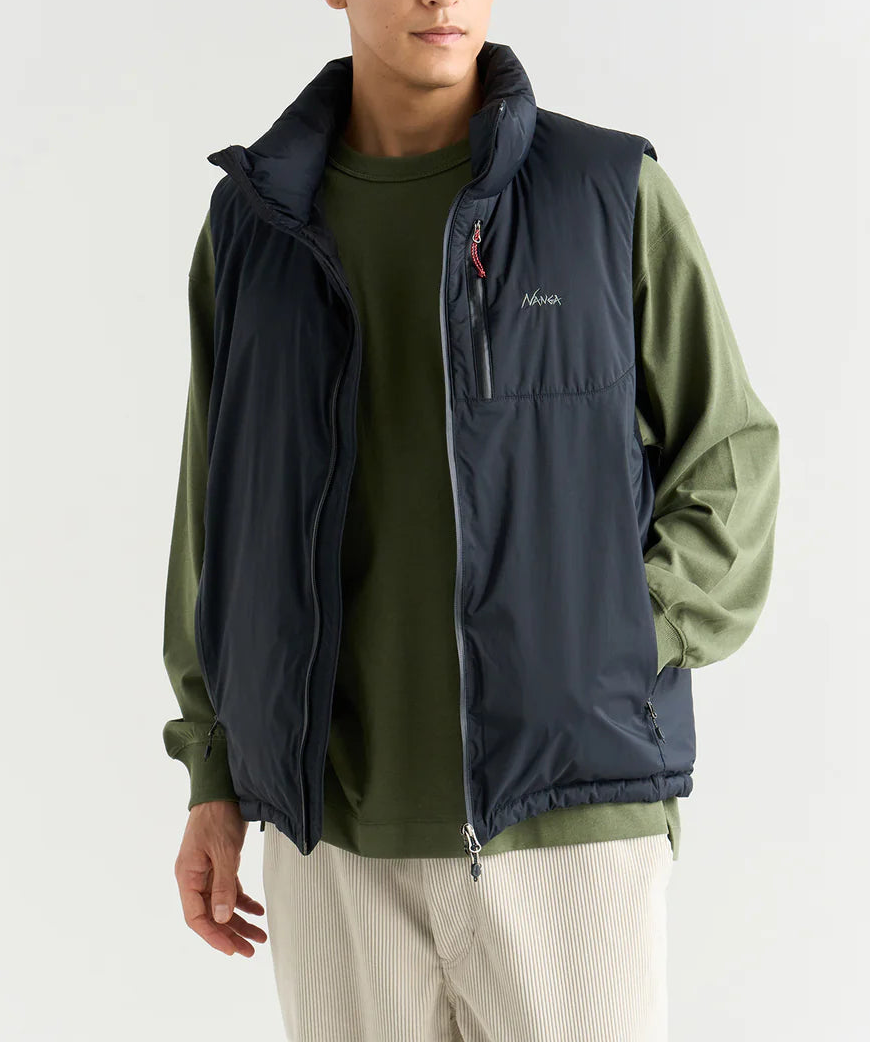 NANGA / AURORA TEX STAND COLLAR DOWN VEST