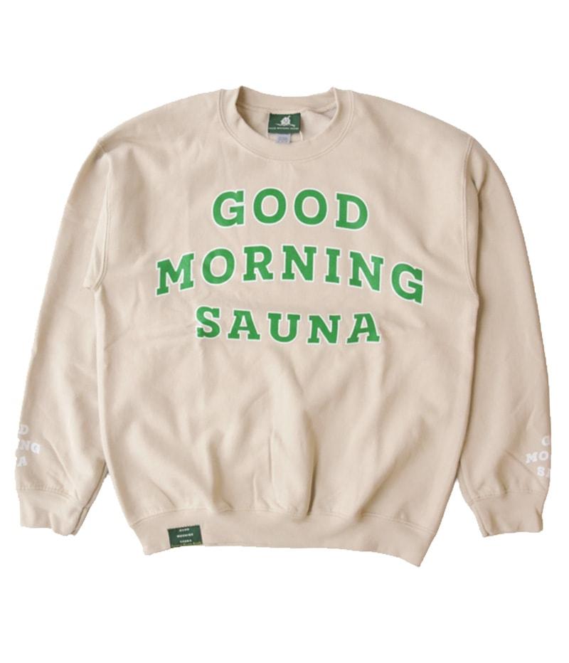GOOD MORNING SAUNA / GMS COLLAGE LOGO SWEAT CREW