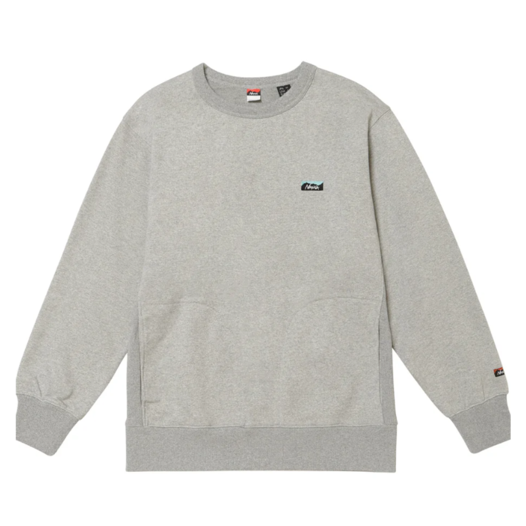 NANGA / ECO HYBRID MINI BOX LOGO EMBROIDERY SWEATSHIRT