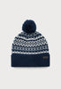 Barbour / barbour marlow fairisle pom beanie hat