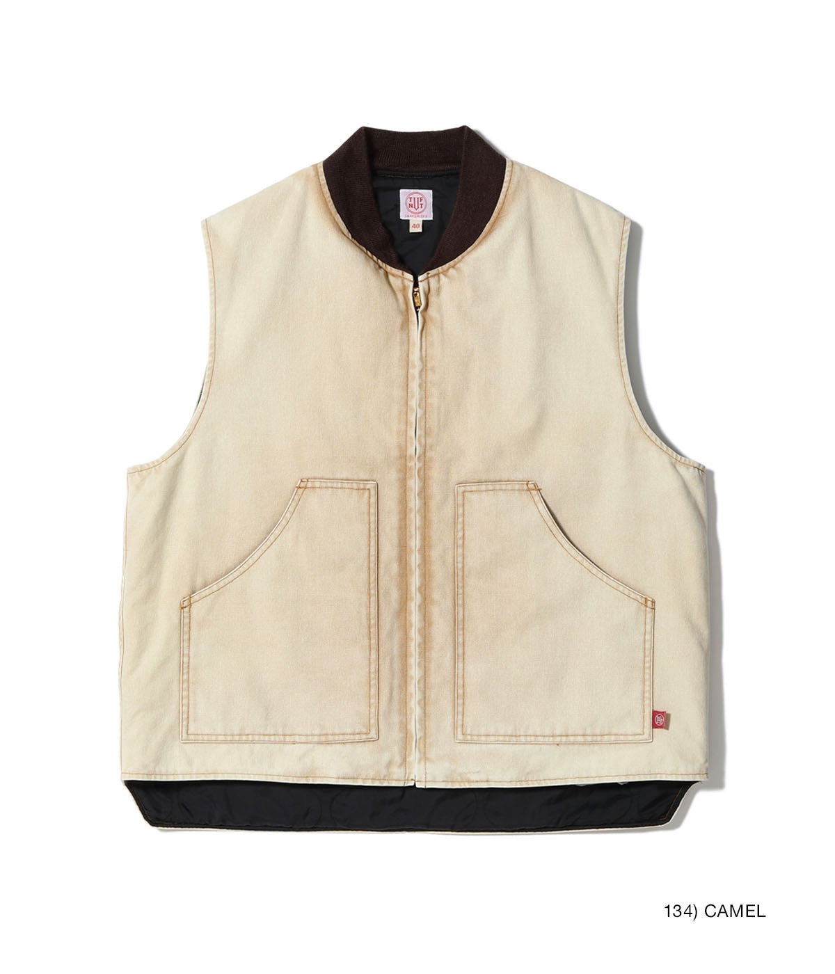 TUF-NUT / Lot No. TN15803H / TUF-NUT COTTON DUCK WORK VEST AGING MODEL