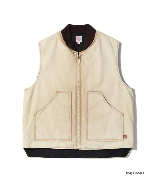 SUGAR CANE / Lot No. TN15803H / TUF-NUT COTTON DUCK WORK VEST AGING MODEL
