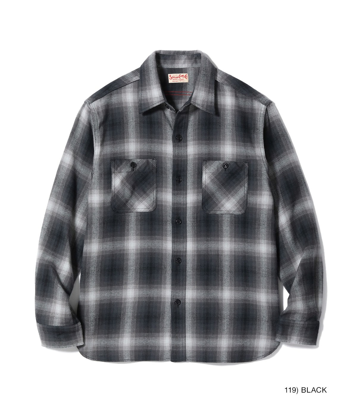 SUGAR CANE / Lot No. SC29561 / TWILL CHECK WORK SHIRT