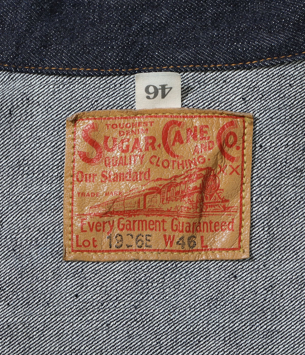 SUGAR CANE / Lot No. SC11936T / 13oz. DENIM BLOUSE 1936 MODEL (T-BACK)