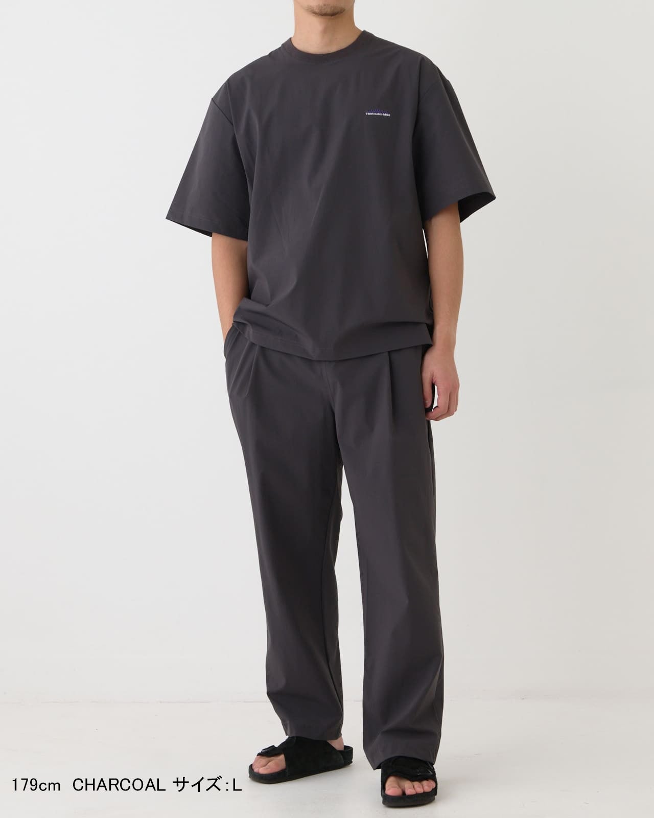 THOUSAND MILE / SHORT SLEEVE T-SHIRT & LONG PANTS セットアップ [TM251NP00011]