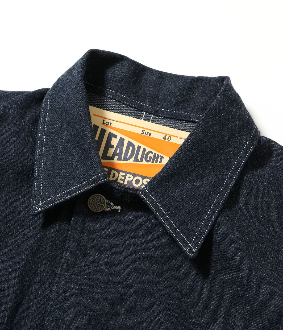 SUGAR CANE / Lot No. HD15711 / HEADLIGHT 11oz. BLUE DENIM WORK COAT