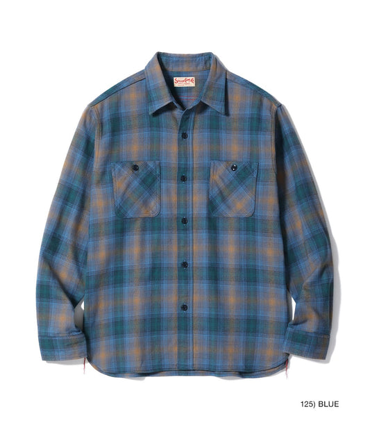 SUGAR CANE / Lot No. SC29561 / TWILL CHECK WORK SHIRT