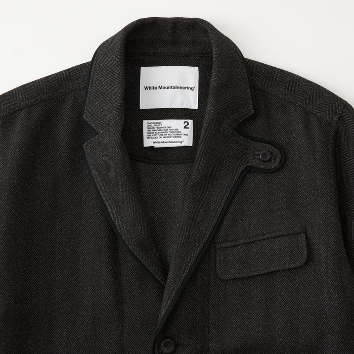 White Mountaineering / TECH TWEED LAPEL JACKET