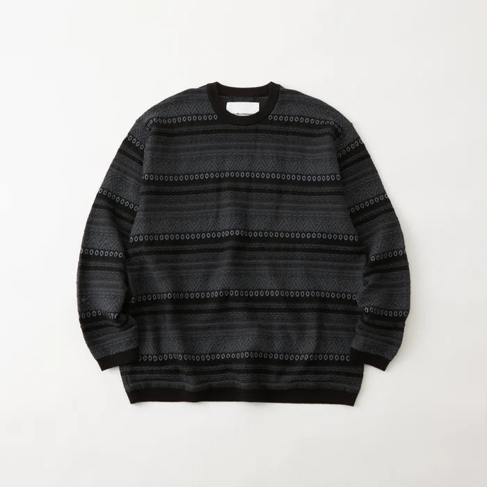 White Mountaineering / STRIPE JACQURD PULLOVER