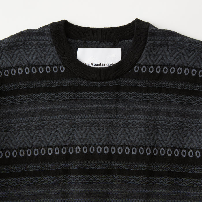 White Mountaineering / STRIPE JACQURD PULLOVER