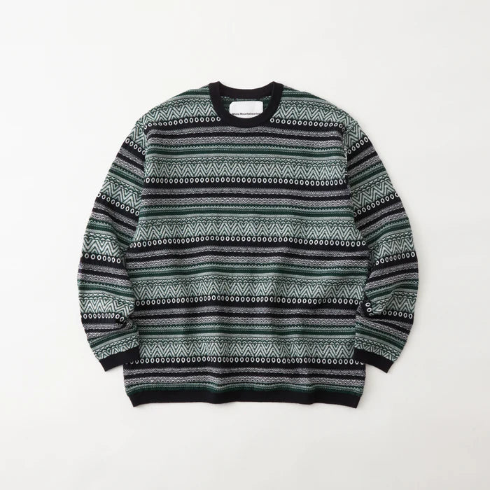 White Mountaineering / STRIPE JACQURD PULLOVER