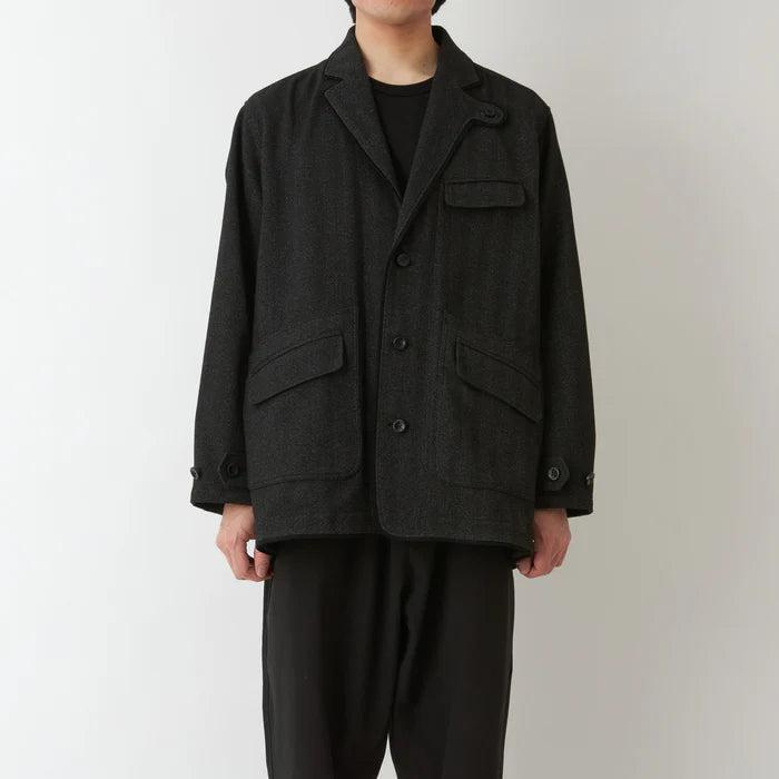 White Mountaineering / TECH TWEED LAPEL JACKET