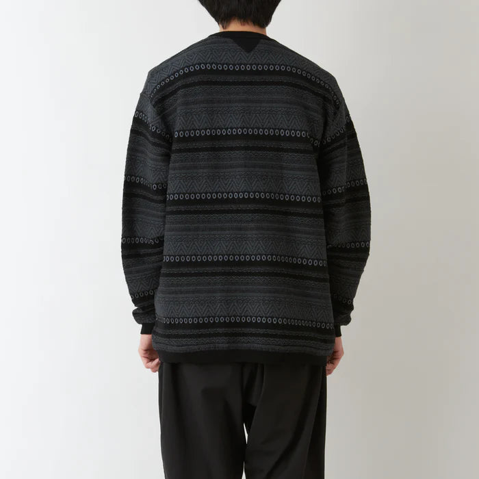 White Mountaineering / STRIPE JACQURD PULLOVER