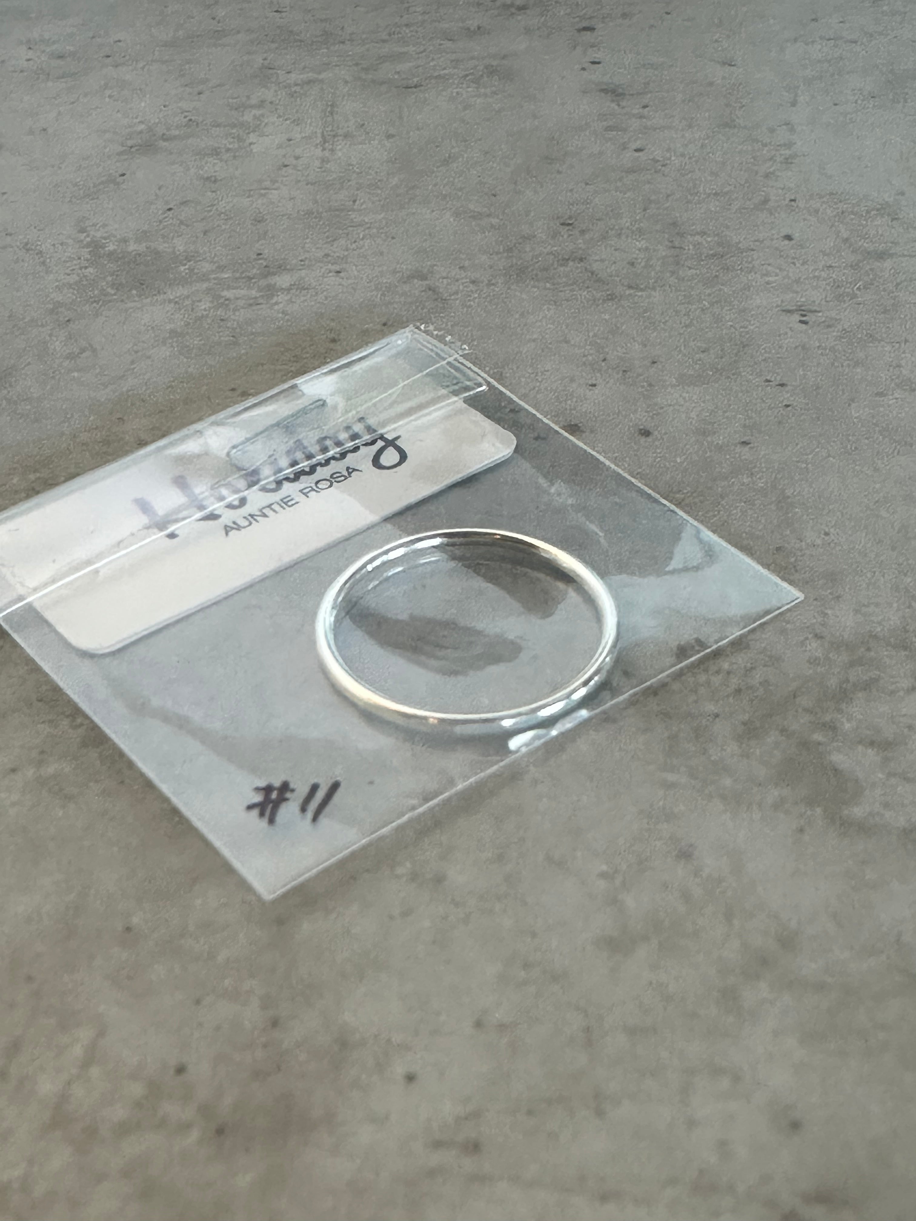 Auntierosa Holiday / simple　thin　925　ring