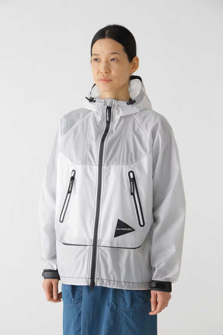 and wander / sheer loose fitting rain jacket