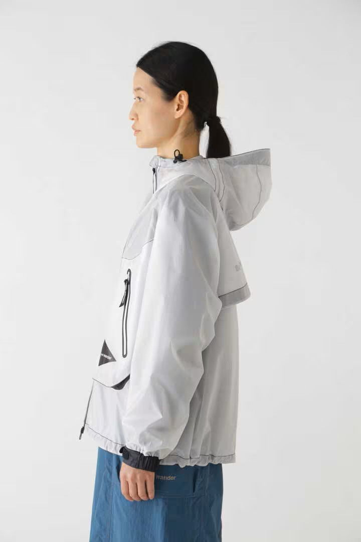 and wander / sheer loose fitting rain jacket