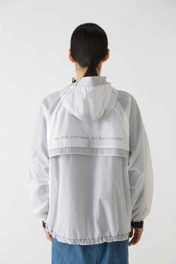 and wander / sheer loose fitting rain jacket