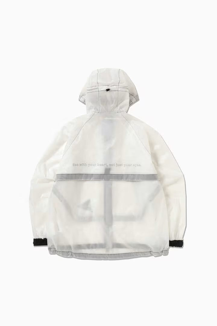 and wander / sheer loose fitting rain jacket