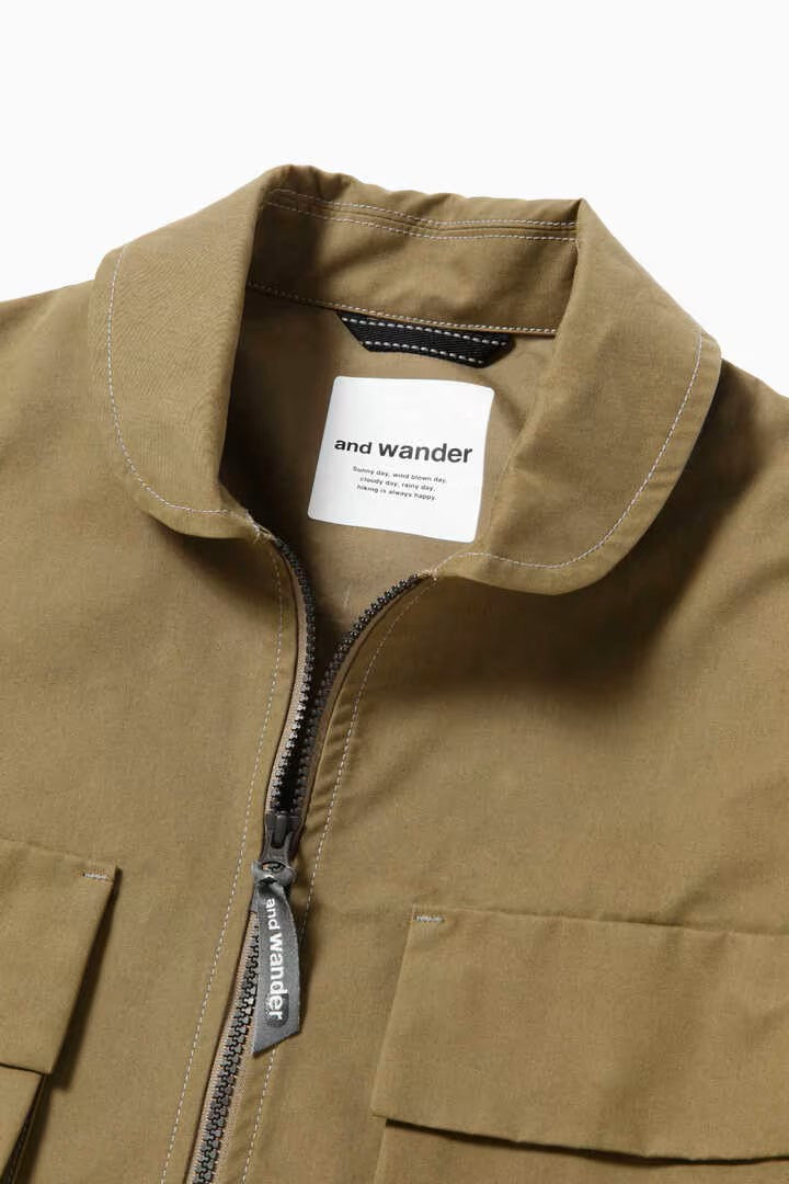 and wander / C/PE twill field jacket