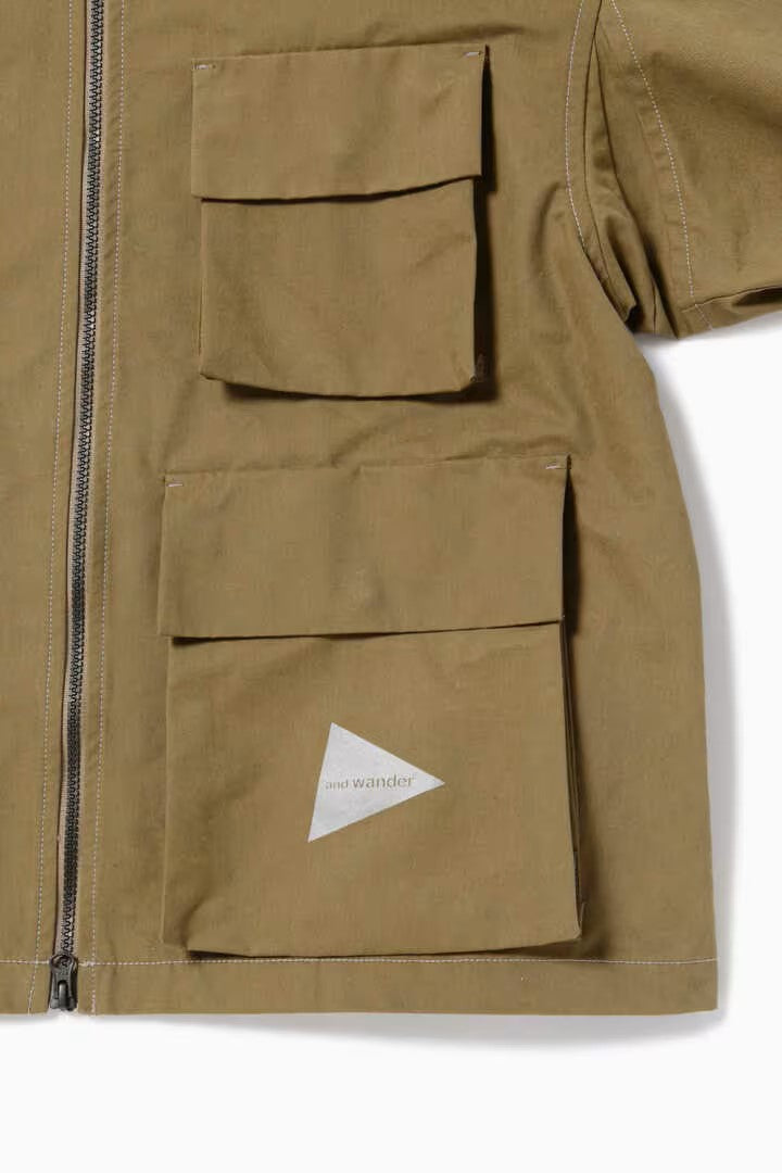 and wander / C/PE twill field jacket