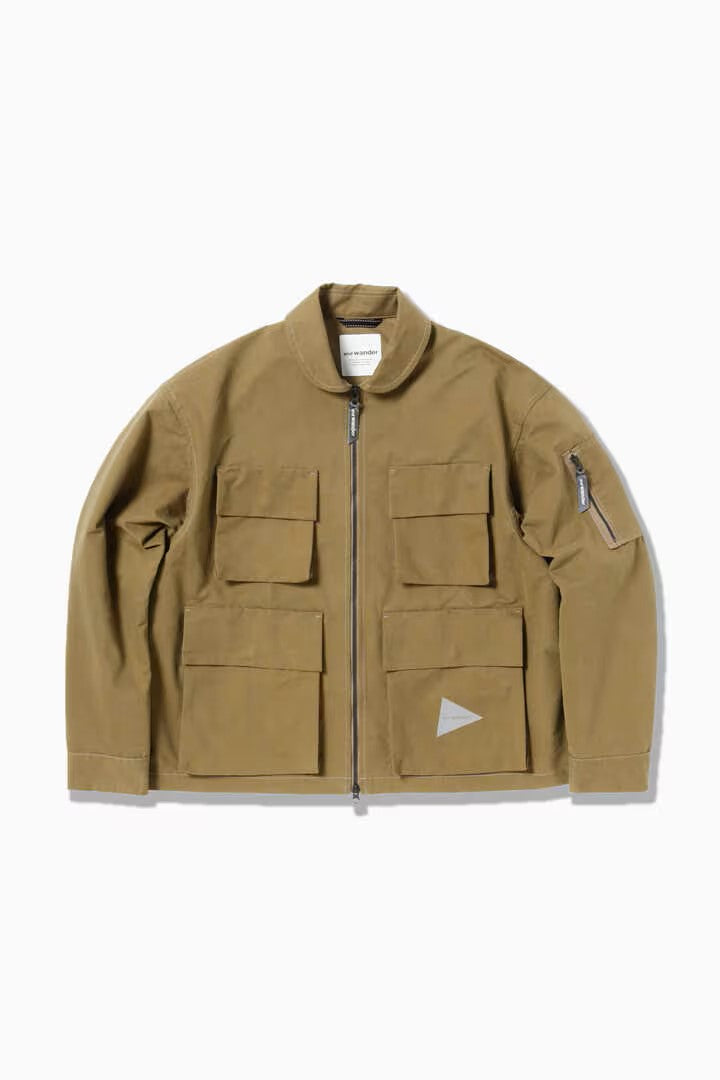 and wander / C/PE twill field jacket