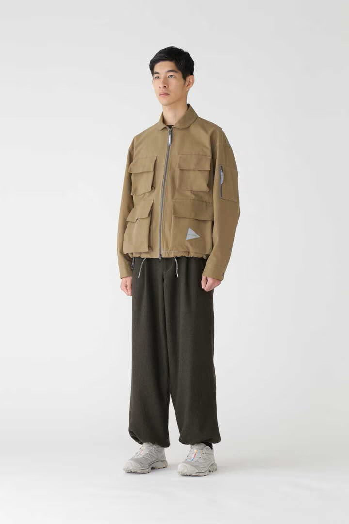 and wander / C/PE twill field jacket