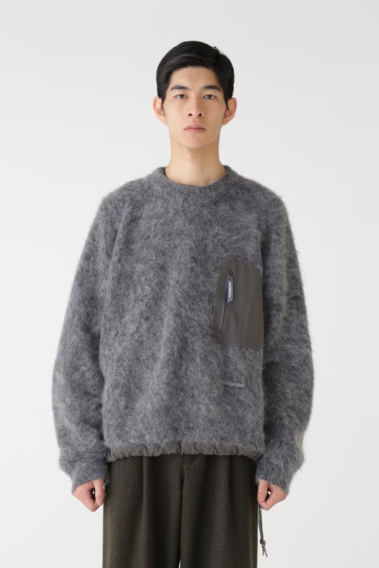 and wander / mohair wool sweater