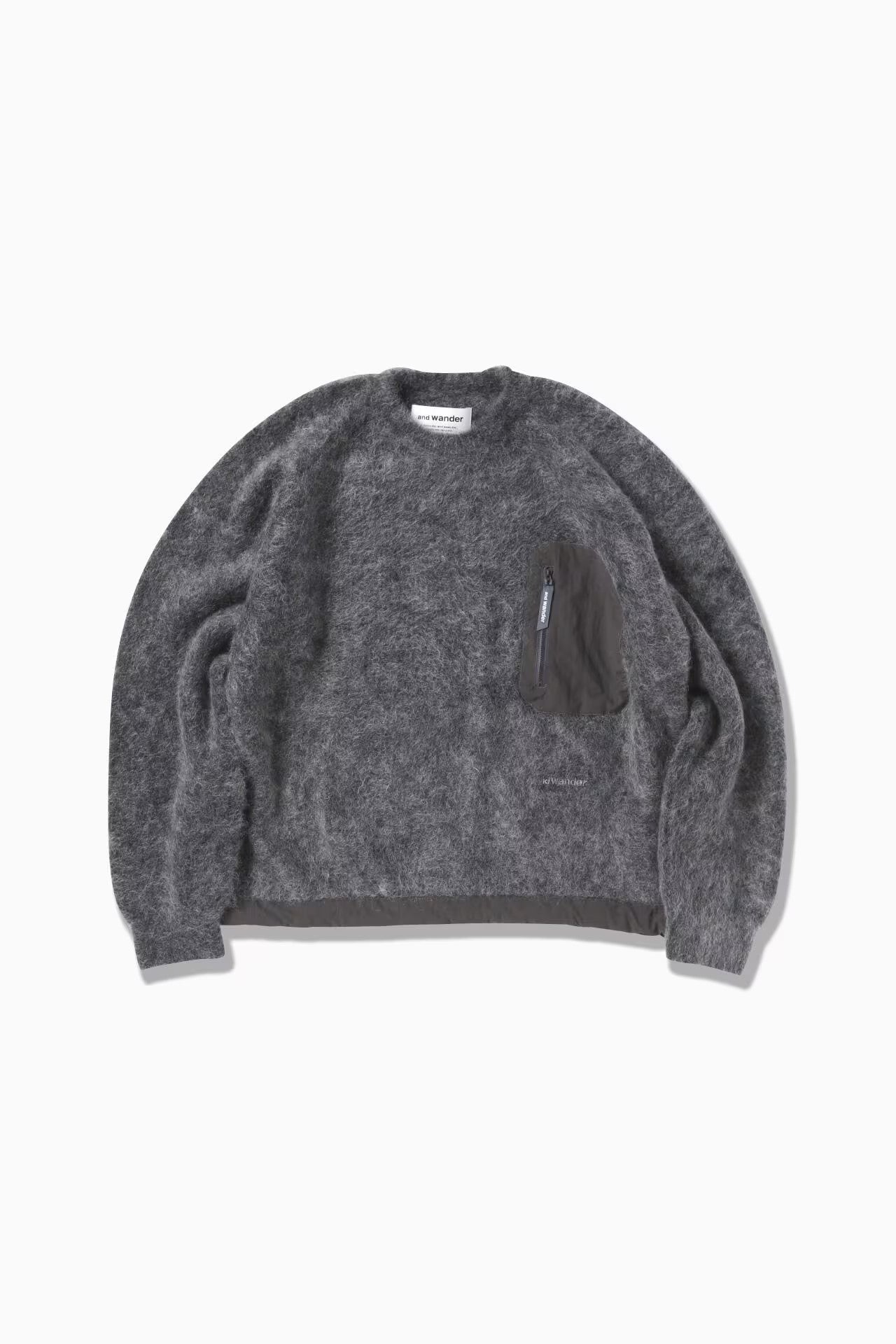 and wander / mohair wool sweater