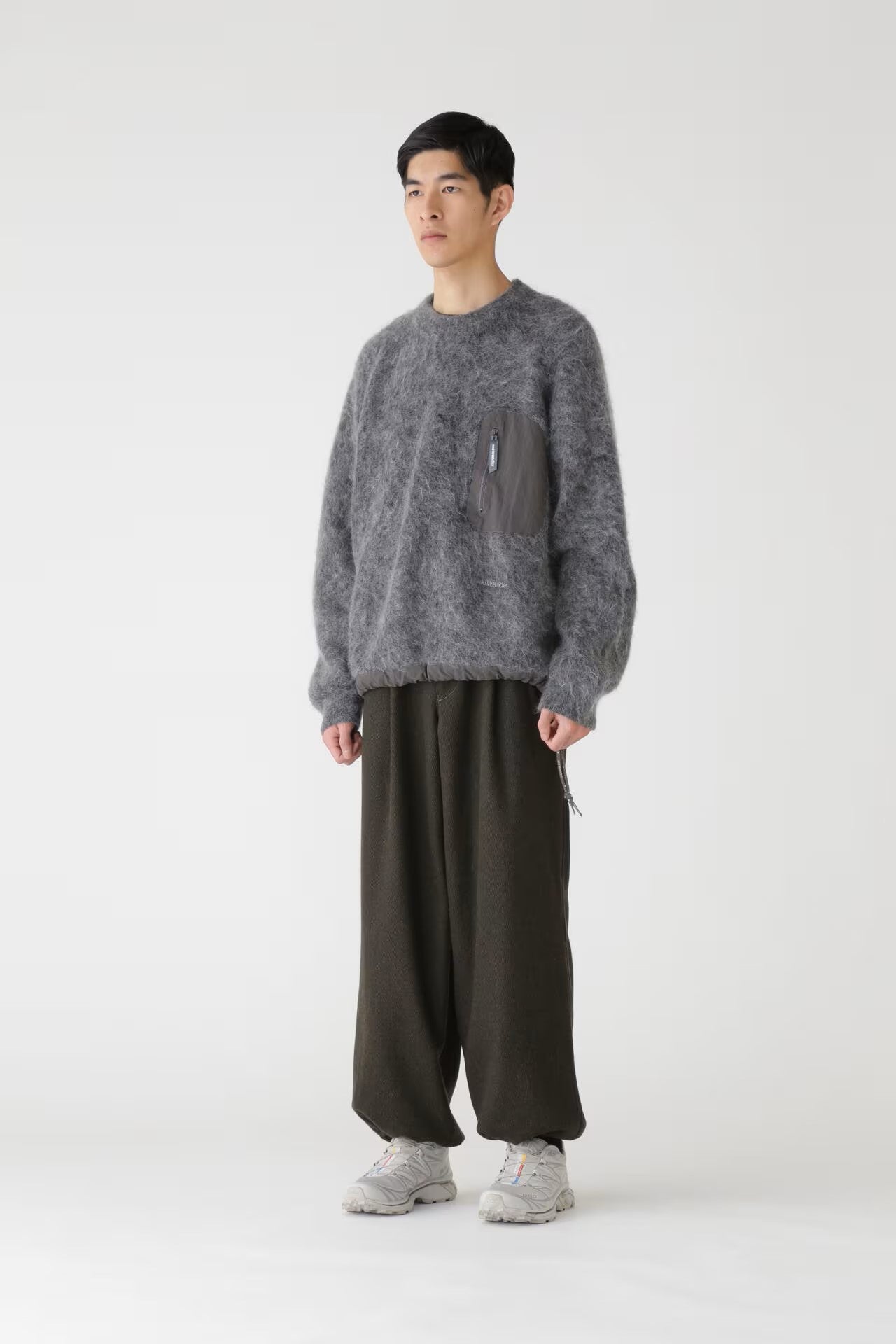 and wander / mohair wool sweater