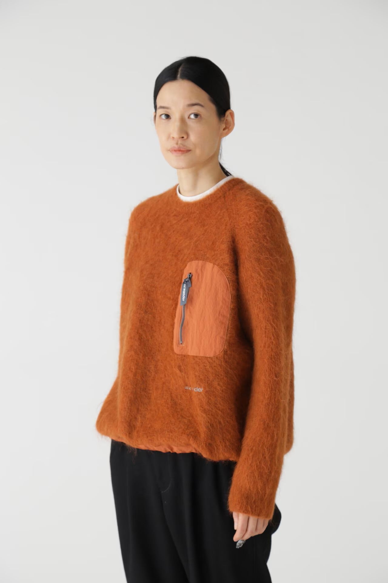 and wander / mohair wool sweater